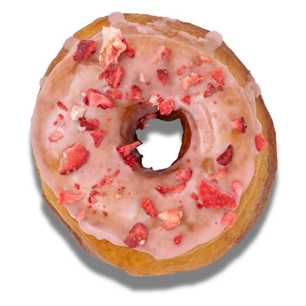 Strawberry Chunk donut