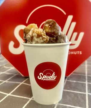 Spudy Cup — grab and go donut holes